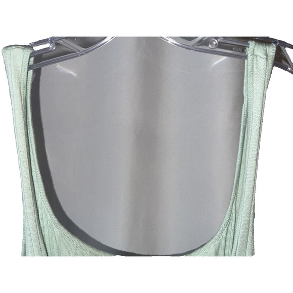 Eloquii Seafoam Green Ribbed Maxi Dress (no Belt) Size 26/28 - Picture 3 of 15